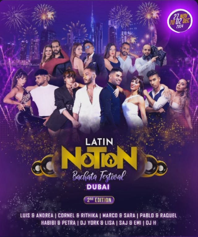 Latin Notion Festival  Salsa, Bachata, Kizomba dance event in dubaipicture